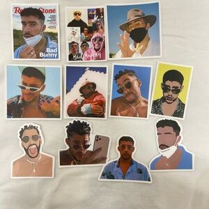 Bad Bunny Sticker Set